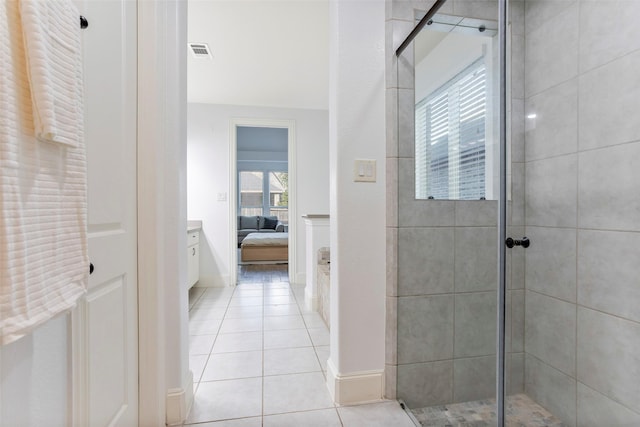 29110 Davenport Dr, Katy, TX 77494 - ensuite bathroom featuring tiled shower and tile patterned flooring