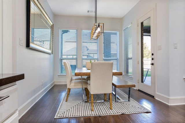 29110 Davenport Dr, Katy, TX 77494 - dining space featuring plenty of natural light and dark wood finished floors