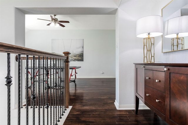 29110 Davenport Dr, Katy, TX 77494 - corridor featuring wood finished floors and baseboards