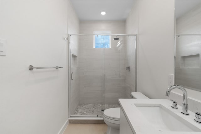 8022 Colonial Ln, Houston, TX 77051 - full bathroom with a stall shower and vanity