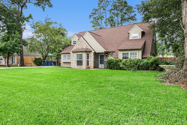 306 Hickory Ridge Dr, Shenandoah, TX 77381 - view of front of home featuring a shingled roof and brick siding