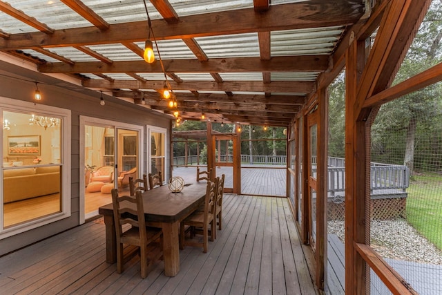 1518 Honea Egypt Rd, Magnolia, TX 77354 - sunroom / solarium featuring french doors and plenty of natural light