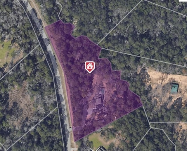 1518 Honea Egypt Rd, Magnolia, TX 77354 - map / location with property parcel outlined