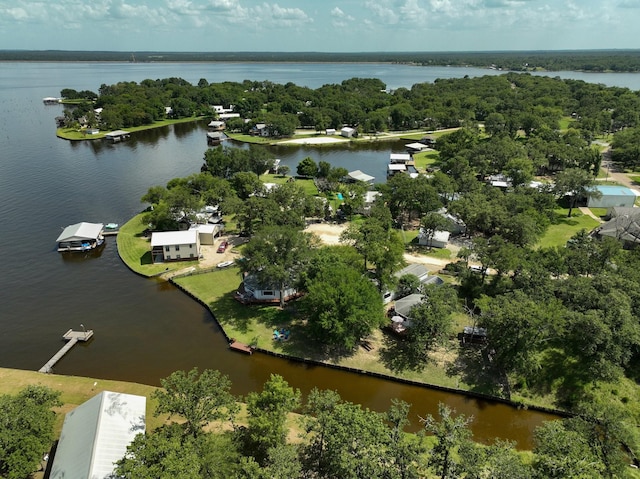20559 Red Bud Ct, Thornton, TX 76687 - drone / aerial view of a nearby body of water