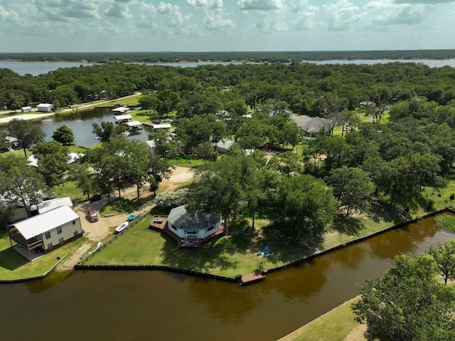 20559 Red Bud Ct, Thornton, TX 76687 - aerial view of a nearby body of water and a forest