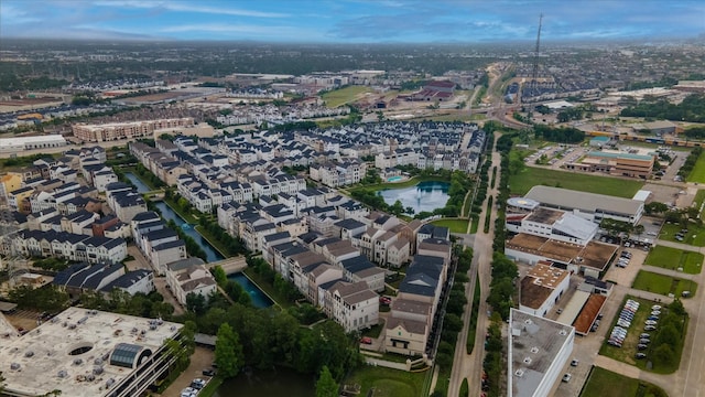 3502 Dorset Cliff Ln, Houston, TX 77055 - aerial view of property's location with a nearby body of water