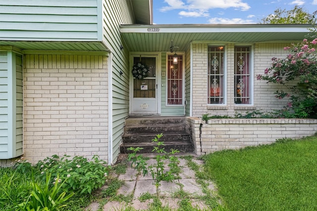 13922 Ambrose St, Houston, TX 77045 - property entrance featuring brick siding
