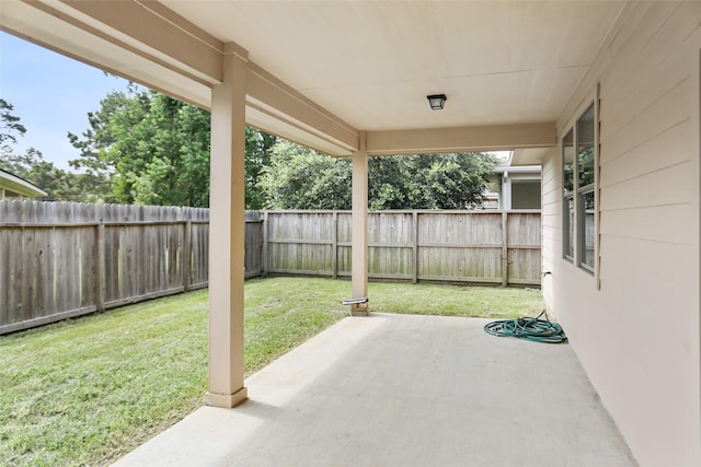23753 Briar Tree Dr, Porter, TX 77365 - fenced backyard featuring a patio