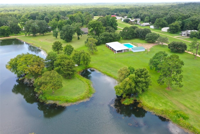 110 Red Bud St, Shepherd, TX 77371 - aerial view of a nearby body of water