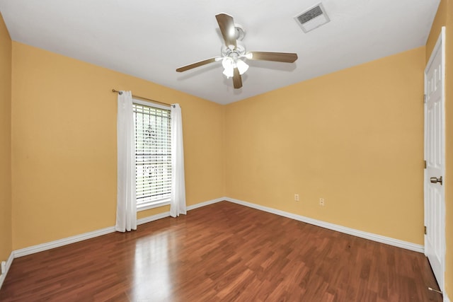 6102 S Briar Bayou Dr, Houston, TX 77072 - unfurnished room featuring wood finished floors and ceiling fan
