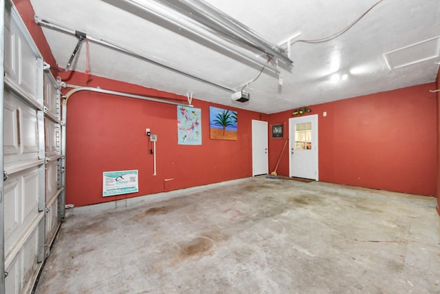 6102 S Briar Bayou Dr, Houston, TX 77072 - garage featuring a garage door opener