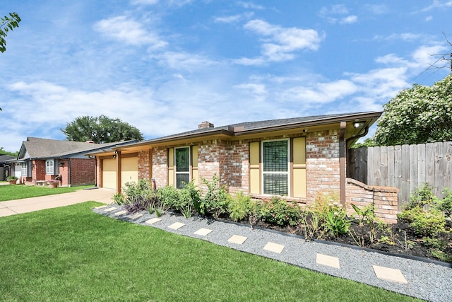 6102 S Briar Bayou Dr, Houston, TX 77072 - view of front facade featuring brick siding, a garage, and concrete driveway