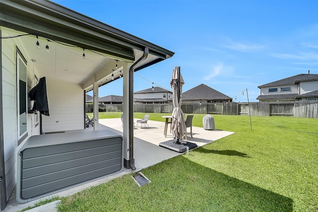 3330 Dagostino Creek Dr, Katy, TX 77494 - fenced backyard featuring a patio and a residential view