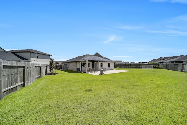3330 Dagostino Creek Dr, Katy, TX 77494 - rear view of property with a patio and a fenced backyard