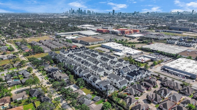 3302 Timbergrove Heights St, Houston, TX 77008 - drone / aerial view of city skyline