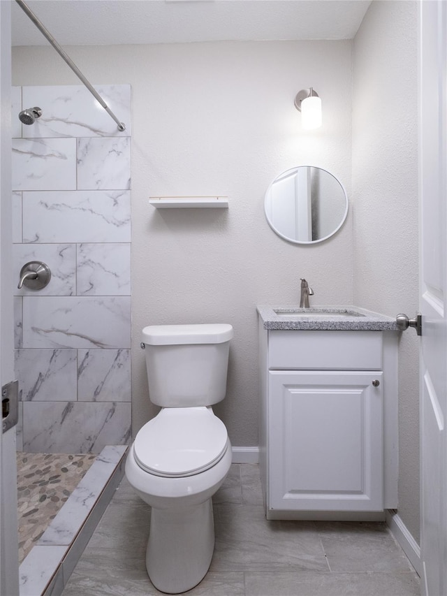 3215 Soway St, Houston, TX 77080 - bathroom with vanity and tiled shower