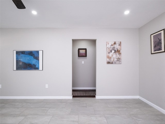 3215 Soway St, Houston, TX 77080 - empty room with recessed lighting