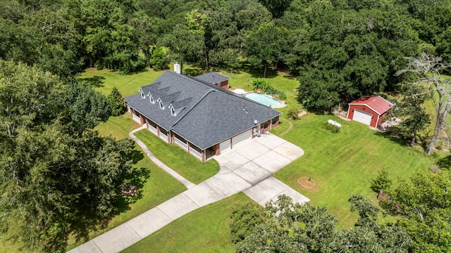32210 Mink Creek Ct, Magnolia, TX 77355 - aerial view of property and surrounding area