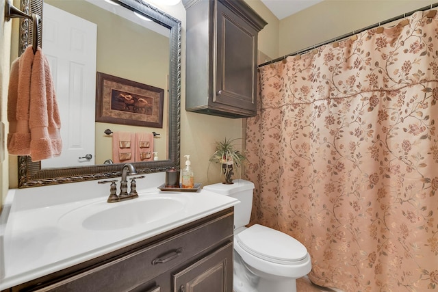 5702 Silverthorn Glen Dr, Spring, TX 77379 - full bathroom featuring vanity and a shower with shower curtain