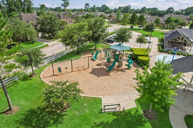 18135 Berry Garden Ln, Spring, TX 77379 - community playground with a residential view