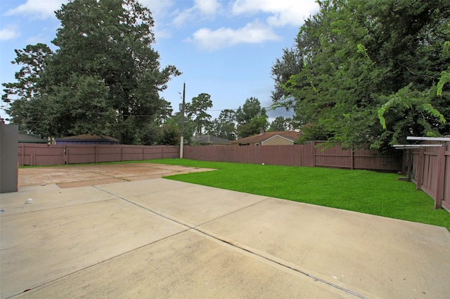 15815 Baytree Dr, Houston, TX 77070 - fenced backyard with a patio