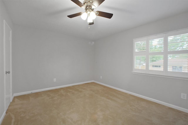 15815 Baytree Dr, Houston, TX 77070 - empty room with light carpet and ceiling fan