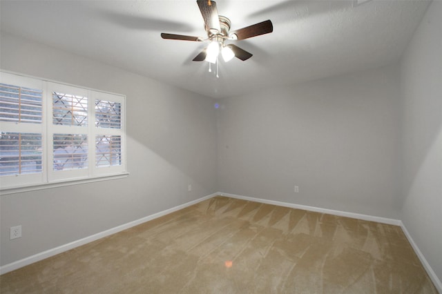 15815 Baytree Dr, Houston, TX 77070 - spare room featuring light colored carpet and ceiling fan