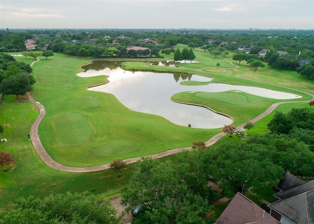 1902 Rosebay Ct, Sugar Land, TX 77479 - drone / aerial view of a large body of water and a tree filled landscape