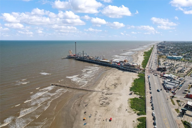 1805 19th St, Galveston, TX 77550 - bird's eye view of a nearby body of water
