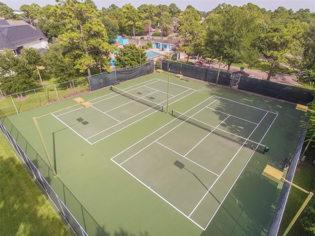 2014 Shadow Forest Dr, Katy, TX 77494 - view of tennis court with community basketball court