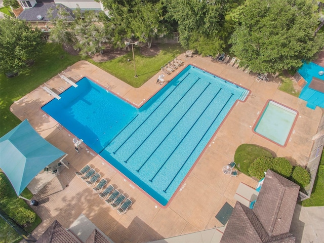 2014 Shadow Forest Dr, Katy, TX 77494 - aerial view of a pool area