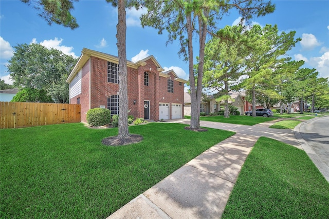 18219 Water Mill Dr, Cypress, TX 77429 - view of front of home featuring brick siding, an attached garage, and driveway