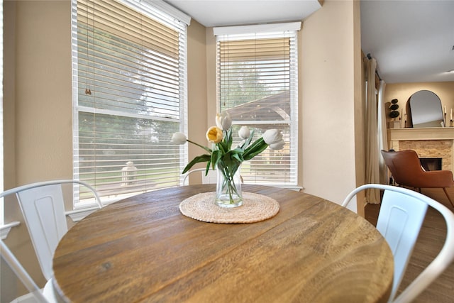 18219 Water Mill Dr, Cypress, TX 77429 - dining space with healthy amount of natural light