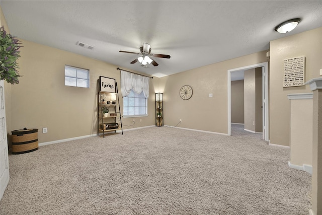18219 Water Mill Dr, Cypress, TX 77429 - carpeted spare room with a ceiling fan and baseboards