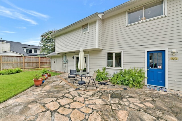 3510 Ledgestone Dr, Houston, TX 77059 - rear view of property featuring a patio