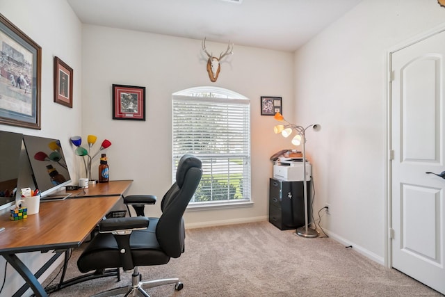 21015 Echo Manor Dr, Hockley, TX 77447 - carpeted office featuring baseboards