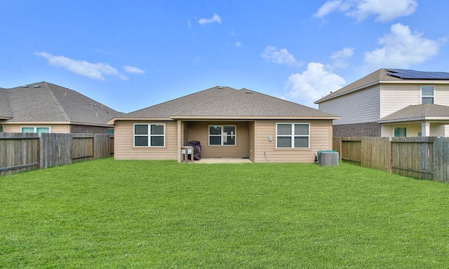 21015 Echo Manor Dr, Hockley, TX 77447 - rear view of house featuring a fenced backyard and a patio