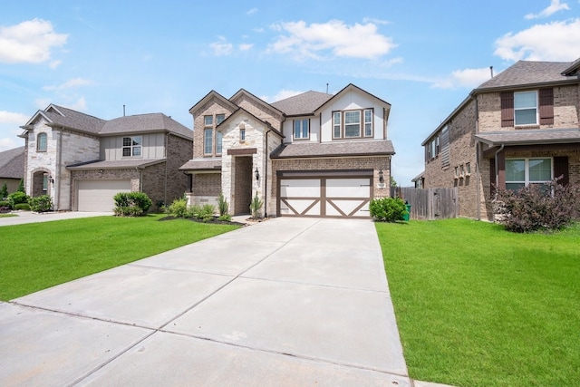 4118 Palmer Meadow Ct, Katy, TX 77494 - view of front of house with driveway, an attached garage, and brick siding