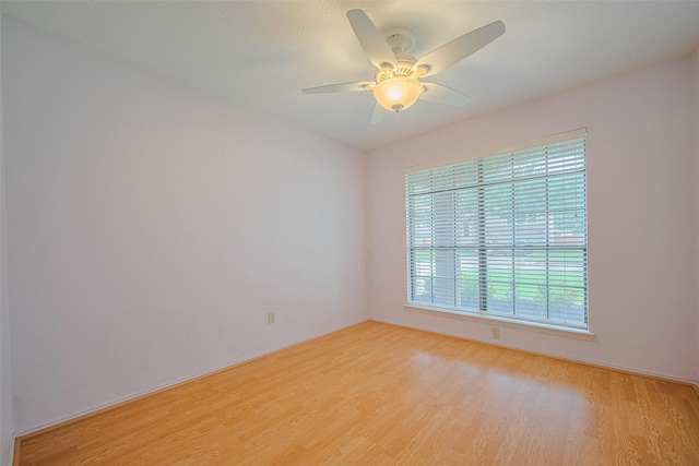 22522 Round Valley Dr, Katy, TX 77450 - spare room with light wood-style flooring and a ceiling fan