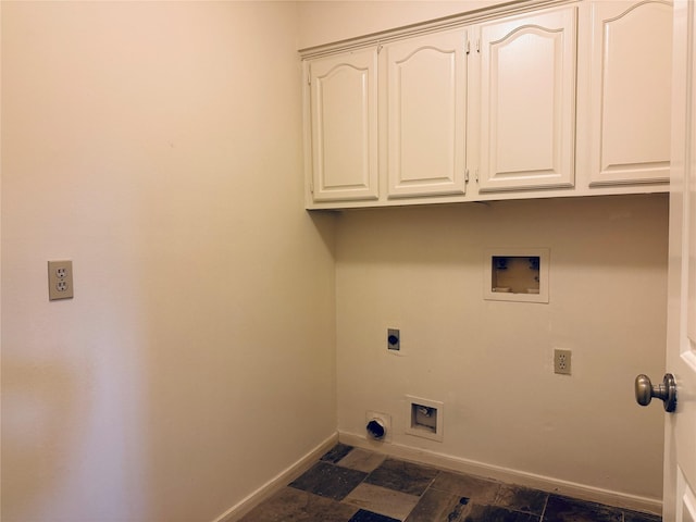 2147 Heather Green Dr, Houston, TX 77062 - laundry room featuring electric dryer hookup, cabinet space, and hookup for a washing machine