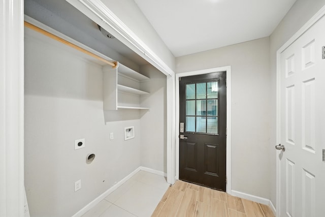 4003 Mischire Dr, Houston, TX 77025 - laundry room featuring hookup for an electric dryer and hookup for a washing machine