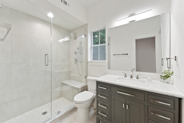 11 Forge Hill Pl, The Woodlands, TX 77381 - bathroom featuring a shower stall and vanity