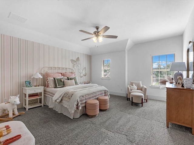 10515 Trinity Springs Dr, Cypress, TX 77433 - bedroom with carpet floors and ceiling fan