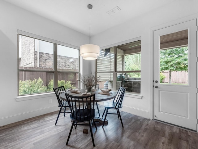 10515 Trinity Springs Dr, Cypress, TX 77433 - dining space with wood finished floors