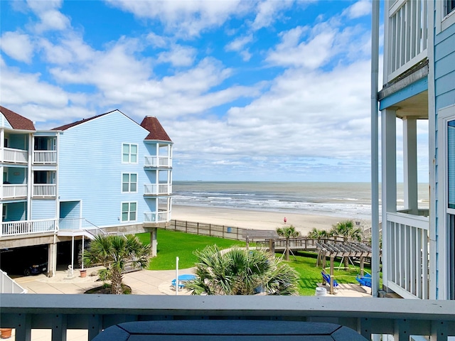 10811 San Luis Pass Rd Unit 1213, Galveston, TX 77554 - water view with nearby beach