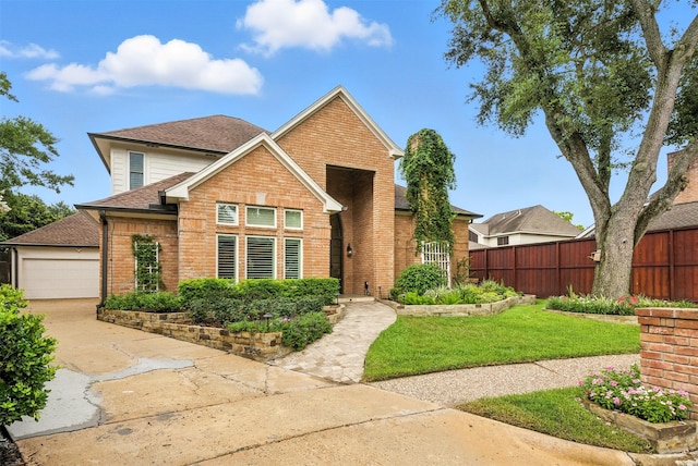1211 Villmont Ln, Houston, TX 77077 - view of front of house featuring brick siding and a shingled roof