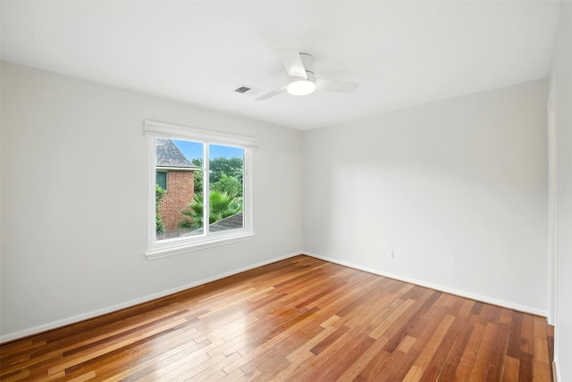 1211 Villmont Ln, Houston, TX 77077 - spare room featuring light wood-style floors and a ceiling fan