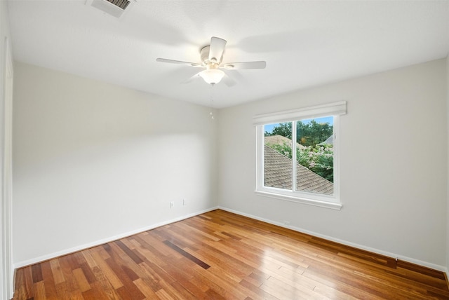 1211 Villmont Ln, Houston, TX 77077 - unfurnished room featuring wood finished floors and ceiling fan