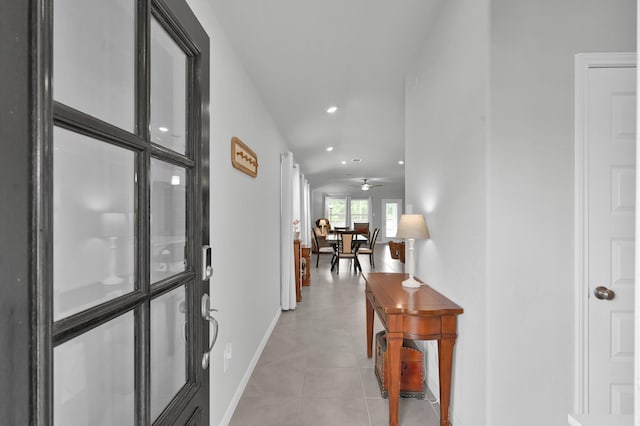 18529 Meadow Point Ln, Montgomery, TX 77316 - hallway with recessed lighting and baseboards