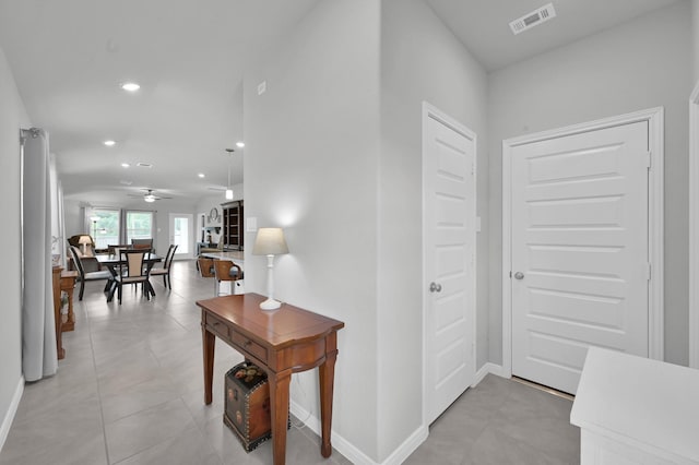 18529 Meadow Point Ln, Montgomery, TX 77316 - hallway with recessed lighting and baseboards